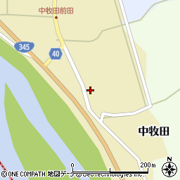 山形県酒田市中牧田前田79周辺の地図