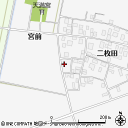 山形県酒田市丸沼二枚田48-1周辺の地図