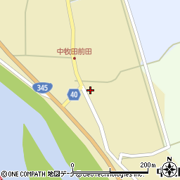 山形県酒田市中牧田前田98周辺の地図