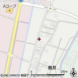 山形県酒田市広野奥井227周辺の地図