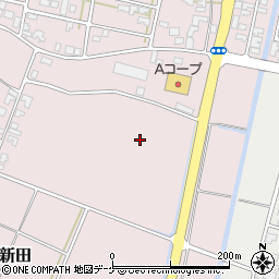 山形県酒田市坂野辺新田古川周辺の地図