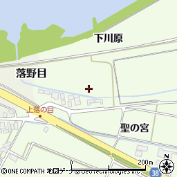 山形県酒田市新堀下川原周辺の地図