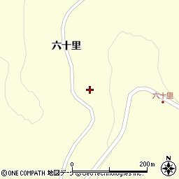 岩手県一関市藤沢町西口六十里118周辺の地図