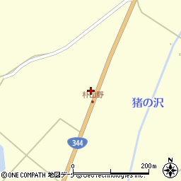 山形県最上郡金山町朴山162周辺の地図