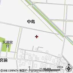 山形県酒田市丸沼周辺の地図