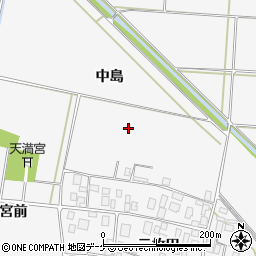 山形県酒田市丸沼周辺の地図
