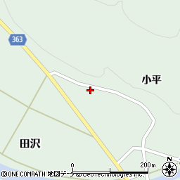 山形県酒田市田沢小平56周辺の地図
