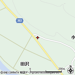 山形県酒田市田沢小平76周辺の地図