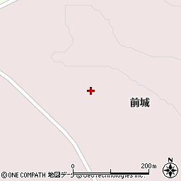 岩手県一関市藤沢町徳田前城88-2周辺の地図