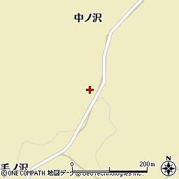 岩手県一関市藤沢町新沼中ノ沢87周辺の地図