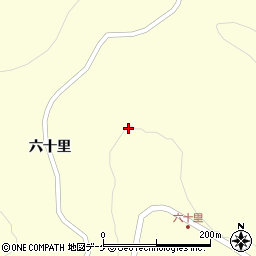 岩手県一関市藤沢町西口六十里87-2周辺の地図