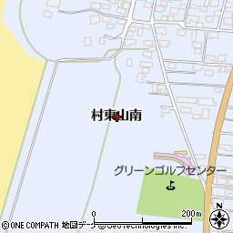 山形県酒田市十里塚村東山南周辺の地図