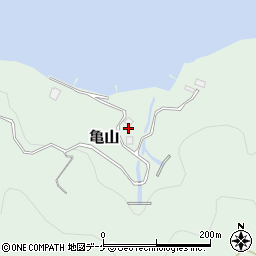 宮城県気仙沼市亀山周辺の地図