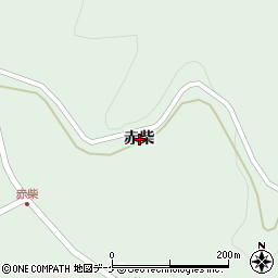岩手県一関市川崎町薄衣赤柴周辺の地図