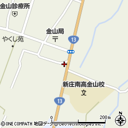 山形県最上郡金山町金山466-4周辺の地図