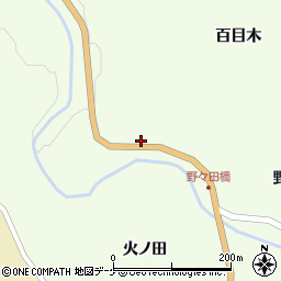 岩手県一関市藤沢町砂子田百目木41周辺の地図