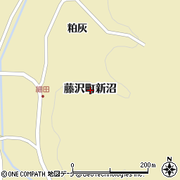 岩手県一関市藤沢町新沼周辺の地図
