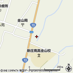 山形県最上郡金山町金山266周辺の地図