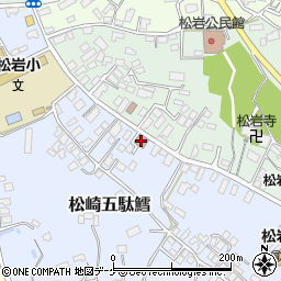 松岩郵便局 ＡＴＭ周辺の地図