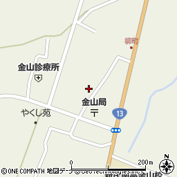 山形県最上郡金山町金山456-35周辺の地図