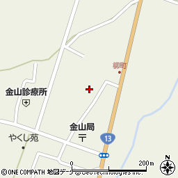 山形県最上郡金山町金山456-39周辺の地図