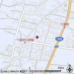 山形県酒田市十里塚甲周辺の地図