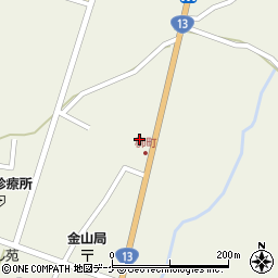 山形県最上郡金山町金山456-16周辺の地図