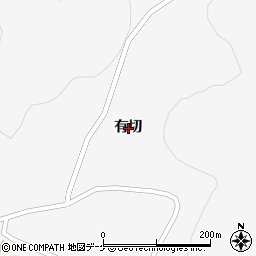 岩手県一関市室根町津谷川有切周辺の地図