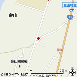 山形県最上郡金山町金山524周辺の地図