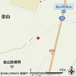 山形県最上郡金山町金山456-6周辺の地図