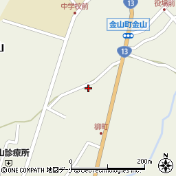 山形県最上郡金山町金山455-3周辺の地図