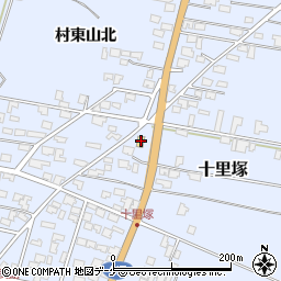 デイリーヤマザキ酒田十里塚店周辺の地図