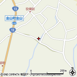 山形県最上郡金山町金山288-1周辺の地図