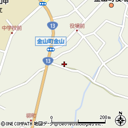 山形県最上郡金山町金山284-22周辺の地図