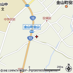 山形県最上郡金山町金山284-20周辺の地図