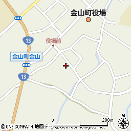 山形県最上郡金山町金山301-1周辺の地図