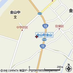 山形県最上郡金山町金山446周辺の地図