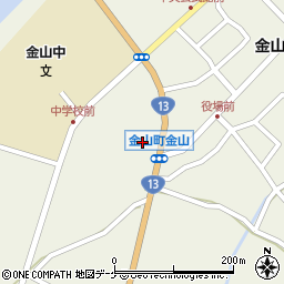 山形県最上郡金山町金山446-7周辺の地図