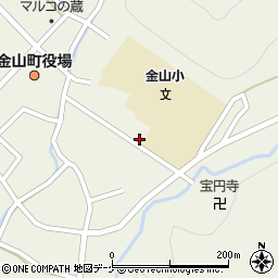 山形県最上郡金山町金山120-1周辺の地図