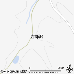 岩手県一関市真柴吉野沢周辺の地図