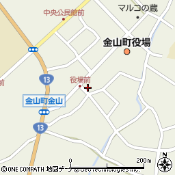 山形県最上郡金山町金山313周辺の地図