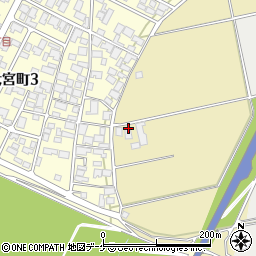 山形県酒田市大宮（白鳥）周辺の地図