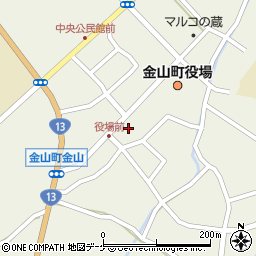 山形県最上郡金山町金山315周辺の地図