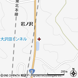 岩手県一関市真柴岩ノ沢80-1周辺の地図