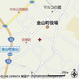 山形県最上郡金山町金山322周辺の地図