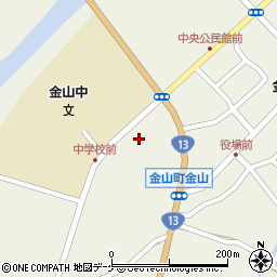 山形県最上郡金山町金山637周辺の地図