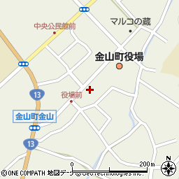 山形県最上郡金山町金山317周辺の地図