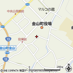 山形県最上郡金山町金山322-2周辺の地図