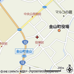 山形県最上郡金山町金山420周辺の地図