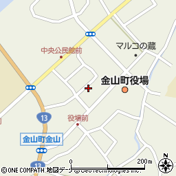 山形県最上郡金山町金山414周辺の地図